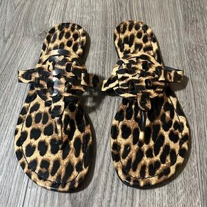 Tory Burch cheetah sandal